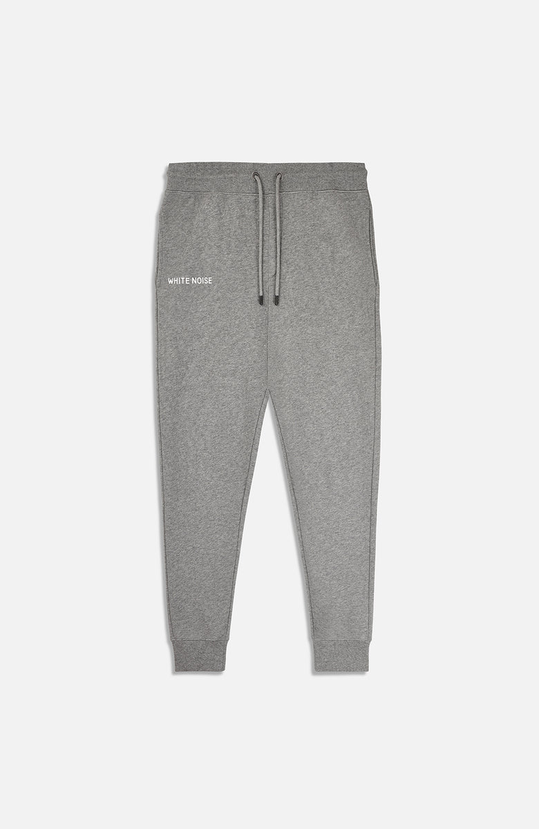 ◆INSTANTFUNK◆ Basic Logo Sweatpants Melange White IA72UTP1 Sweatpants v4 – IDLT Basics